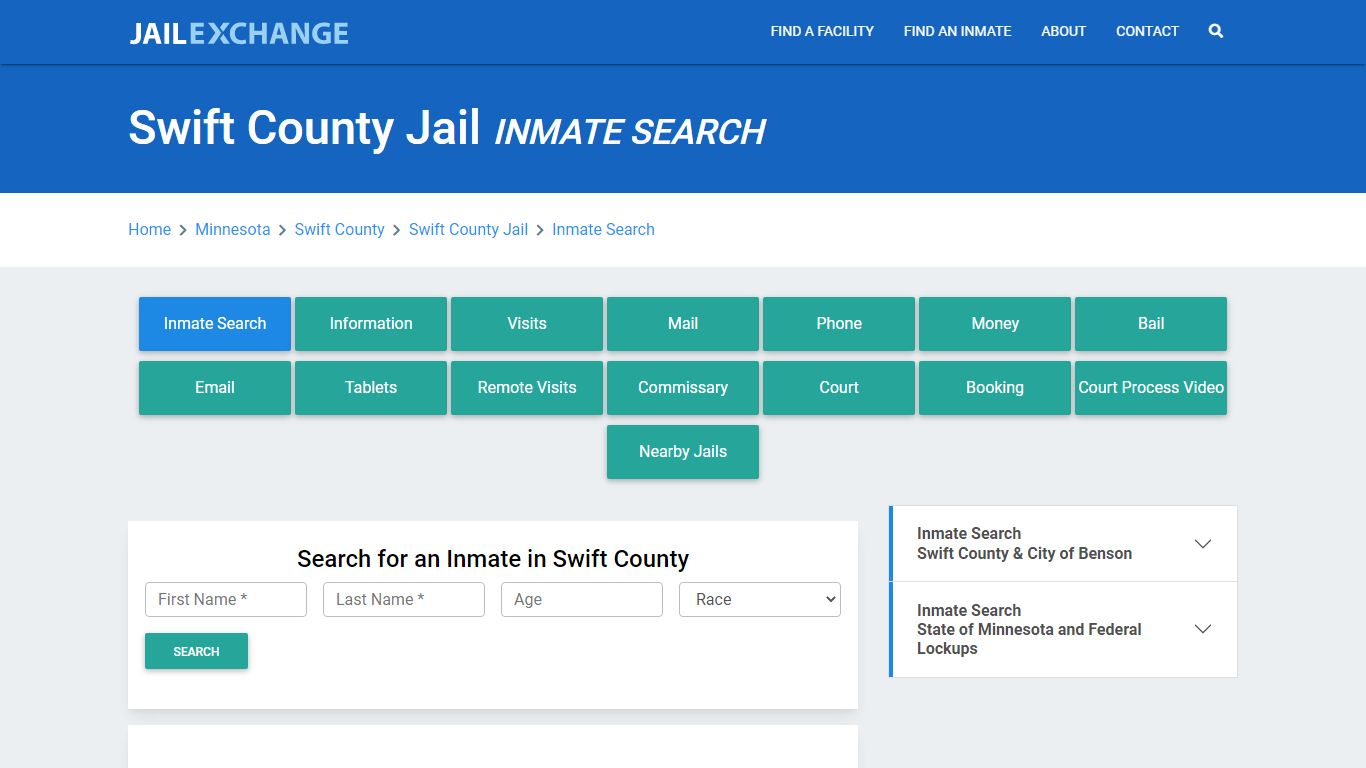 Swift County Jail, MN Inmate Search: Roster & Mugshots