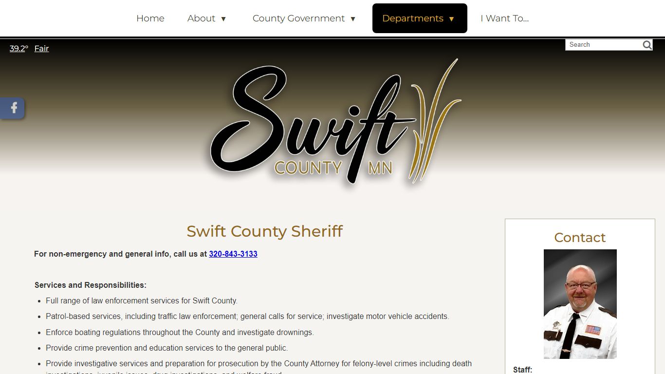 Sheriff - Swift County, MN